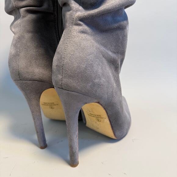 Grey Slouch Boots - Picture 3 of 5